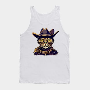 Meowdy Cowboy Cat Tank Top